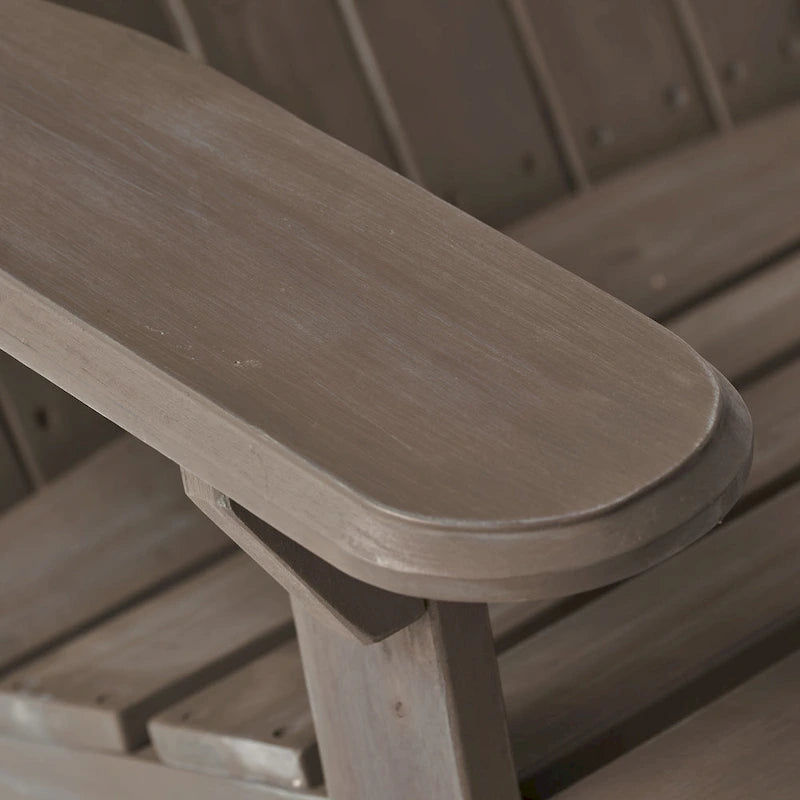 Chaise Adirondack pliante Hanlee en bois d'acacia par Christopher Knight Home - 29,50 L x 35,75 P x 34,25 H