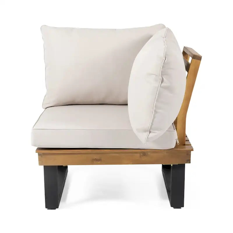 Sectionnel d'extérieur 4 pièces Sebastian Modern de Christopher Knight Home