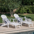 Chaises Adirondack inclinables Hayle en bois (lot de 2) par Christopher Knight Home