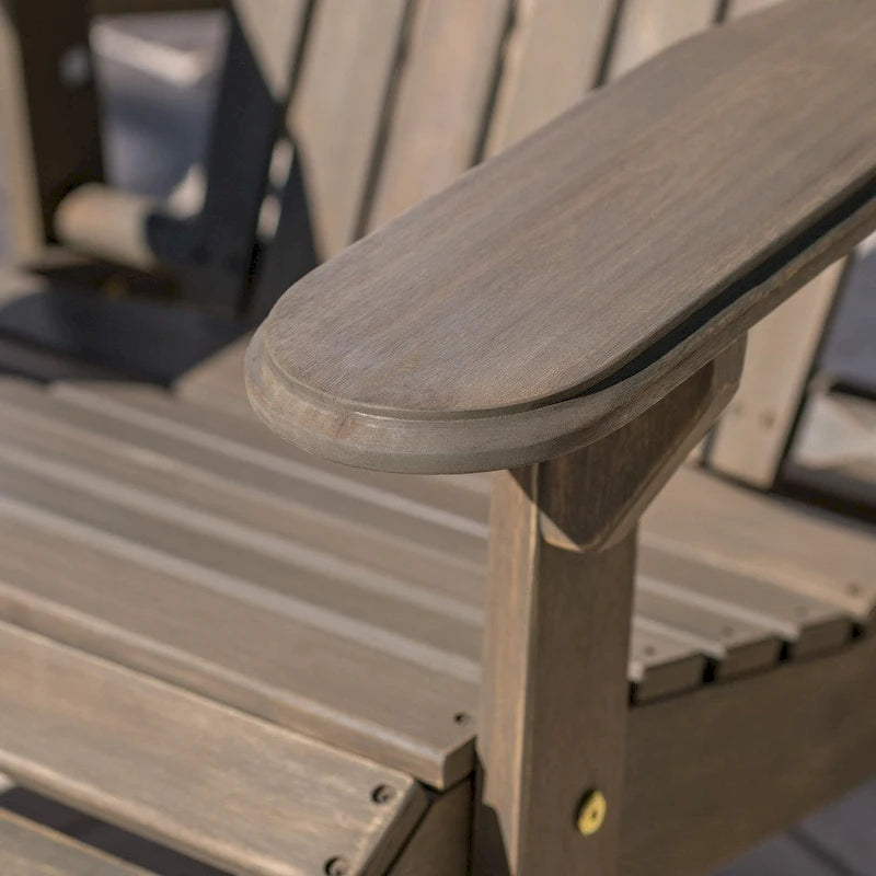 Chaises Adirondack inclinables Hayle en bois (lot de 2) par Christopher Knight Home