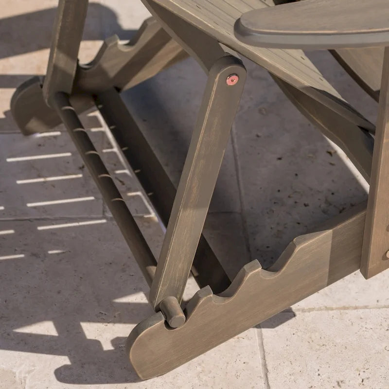 Chaises Adirondack inclinables Hayle en bois (lot de 2) par Christopher Knight Home