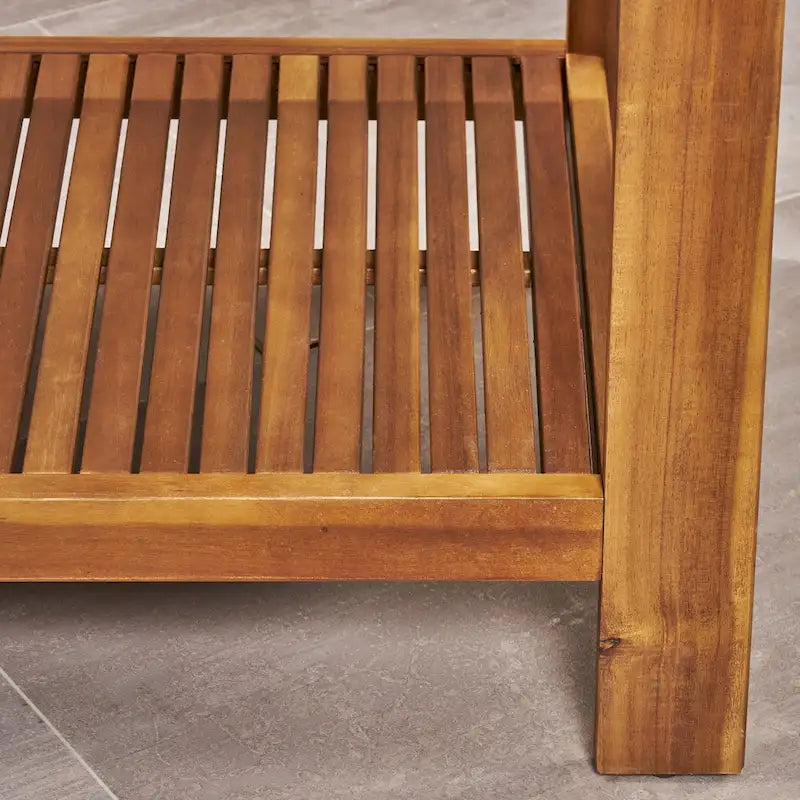 Ensemble de conversation d'extérieur 4 pièces en bois Grenada par Christopher Knight Home