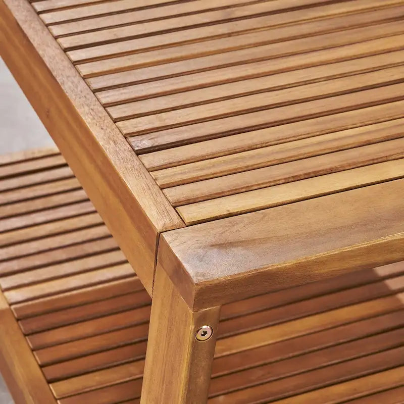 Ensemble de conversation d'extérieur 4 pièces en bois Grenada par Christopher Knight Home