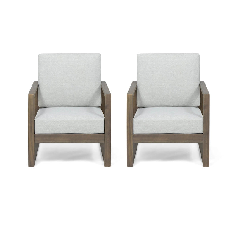 Fauteuils de jardin en bois belges (lot de 2) par Christopher Knight Home