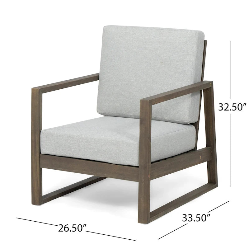 Fauteuils de jardin en bois belges (lot de 2) par Christopher Knight Home
