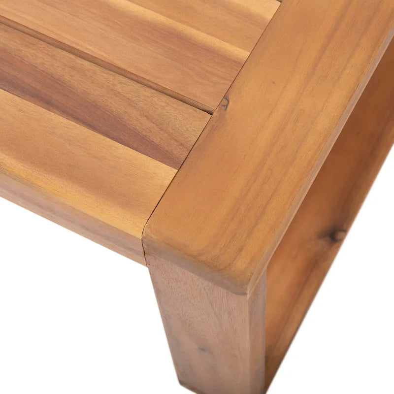 Ensemble de conversation 4 pièces rembourré en acacia Paloma par Christopher Knight Home