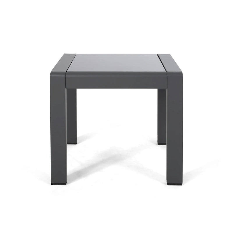 Ensemble table et chaises de club d'extérieur 4 places en aluminium Cape Coral par Christopher Knight Home