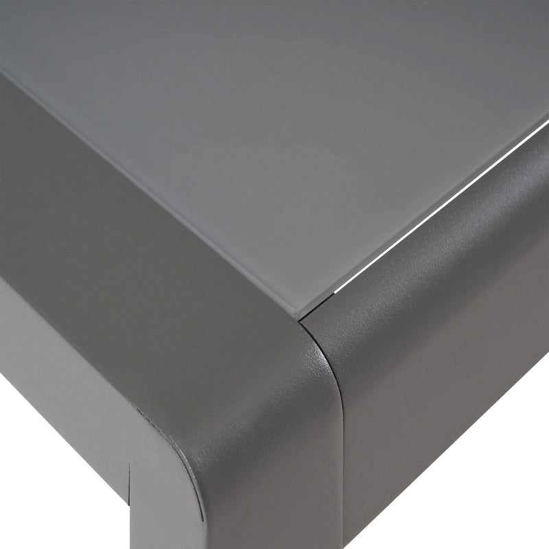 Ensemble table et chaises de club d'extérieur 4 places en aluminium Cape Coral par Christopher Knight Home
