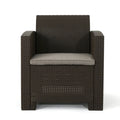 Christopher Knight Home Johns Faux Wicker Outdoor Club Chair