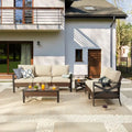 X-Arm 7-Piece Outdoor Conversation Set