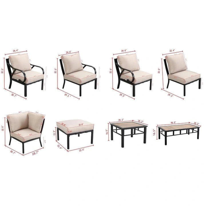 Chaise de jardin à bras gauche Patio Festival avec bras ondulé