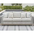 Signature Design by Ashley Seton Creek Gray Outdoor Sofa with Cushion - 82.63 W x 36.25 D x 35.88 H
