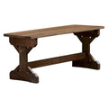 Banc de ferme en bois de Meranti Backyard Discovery 46, entrée, jardin - 1,17 m x 0,33 m