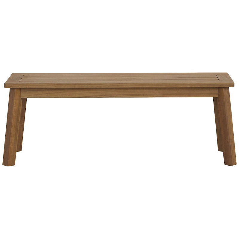 Banc Janiyah marron clair - 47L x 16P x 17H