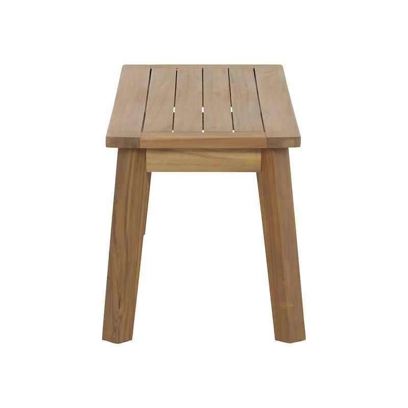 Banc Janiyah marron clair - 47L x 16P x 17H