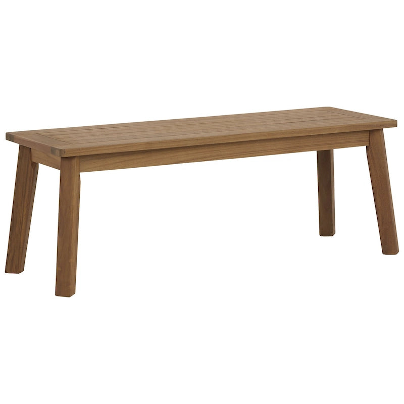 Banc Janiyah marron clair - 47L x 16P x 17H