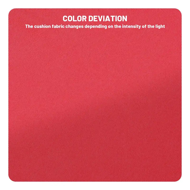 Bain de soleil pliant inclinable d'extérieur en aluminium moulé Clihome avec coussin rouge