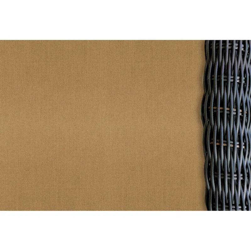 Ensemble de 2 chaises berçantes d'extérieur en osier Portside Dark Roast