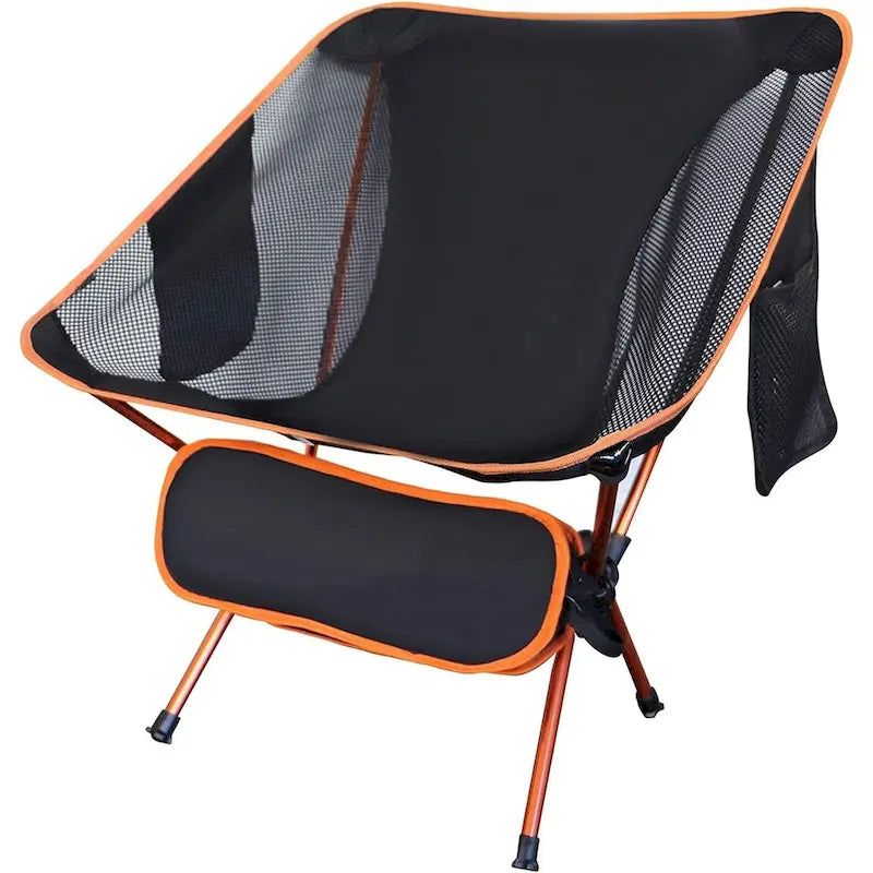 Chaise de camping, Légère, Chaise de randonnée, Chaises pliantes, Portable avec sac de transport et bandoulière