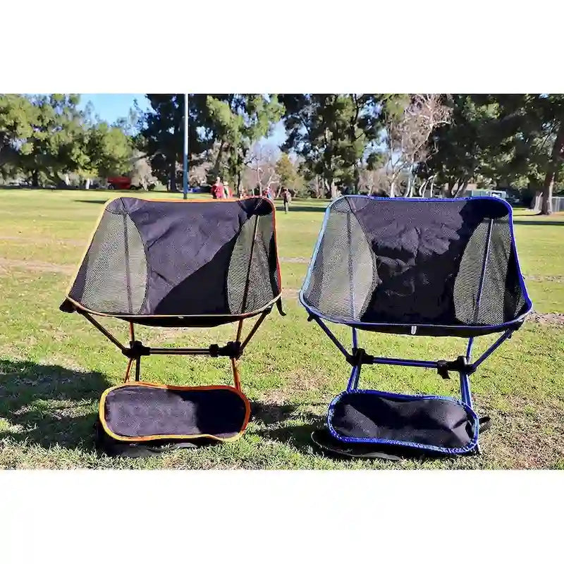Chaise de camping, Légère, Chaise de randonnée, Chaises pliantes, Portable avec sac de transport et bandoulière