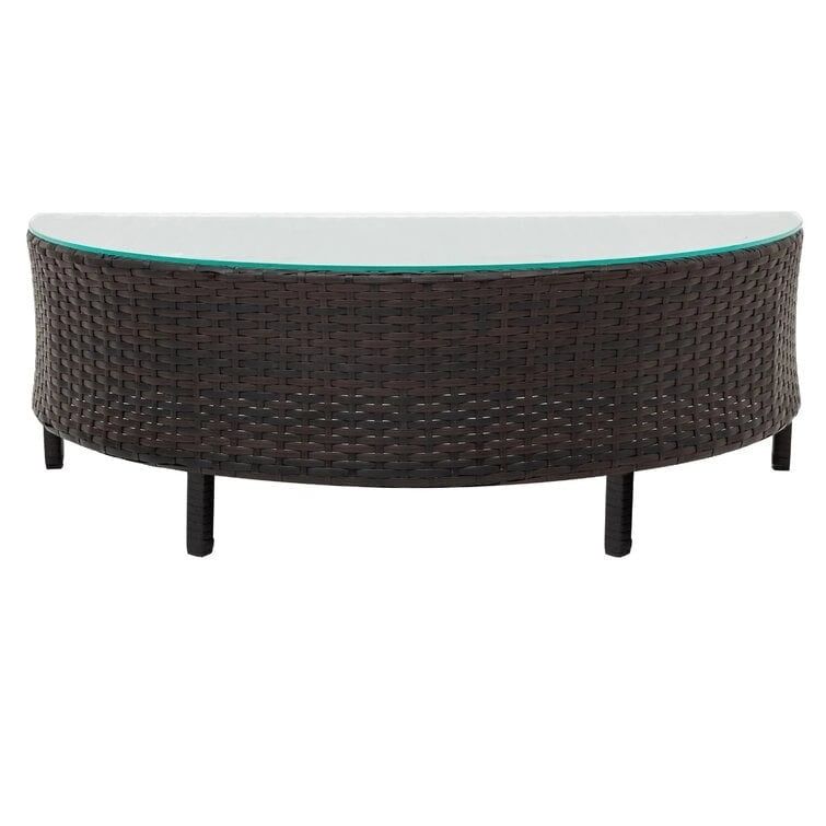 Ensemble de canapé de patio – Salon de jardin 8 personnes avec coussins