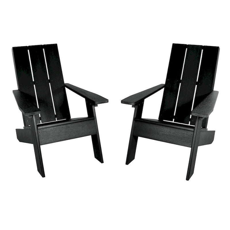 Chaises Adirondack modernes 2 pièces HIGHWOOD