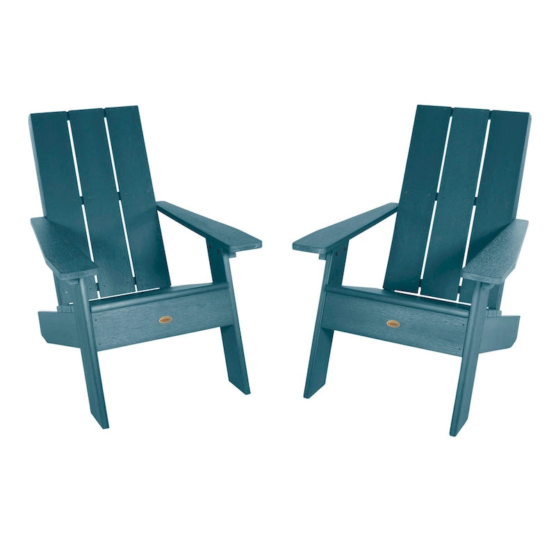 Chaises Adirondack modernes 2 pièces HIGHWOOD