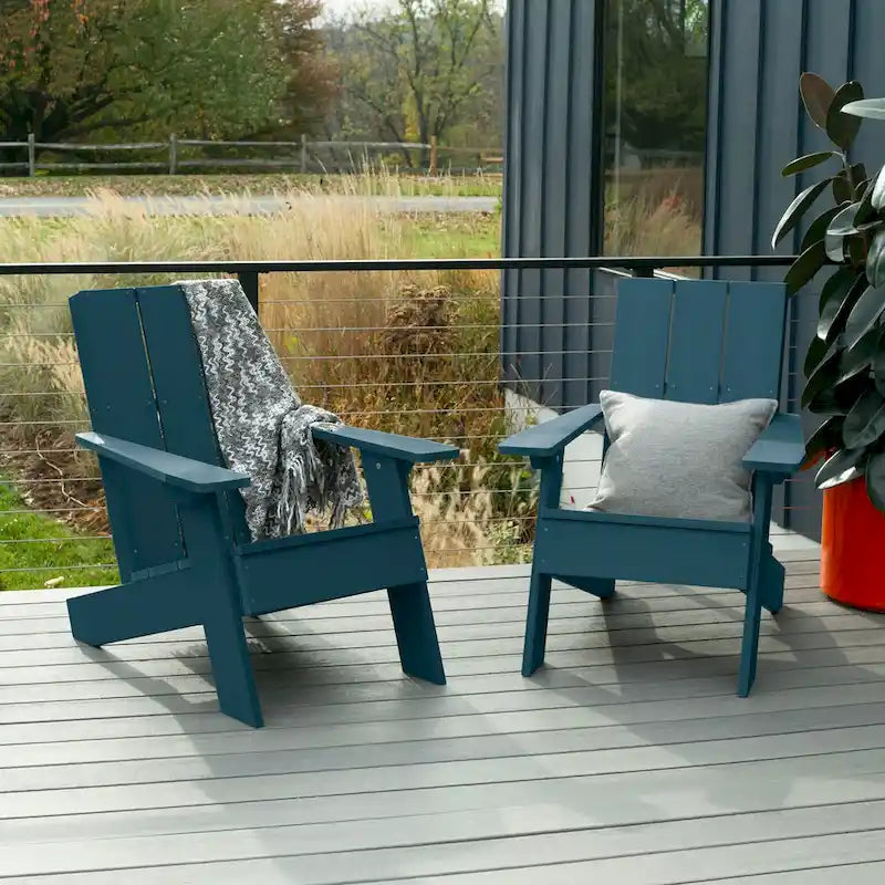 Chaises Adirondack modernes 2 pièces HIGHWOOD
