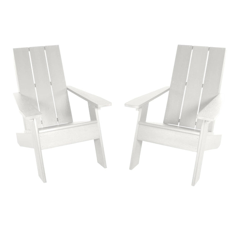 Chaises Adirondack modernes 2 pièces HIGHWOOD