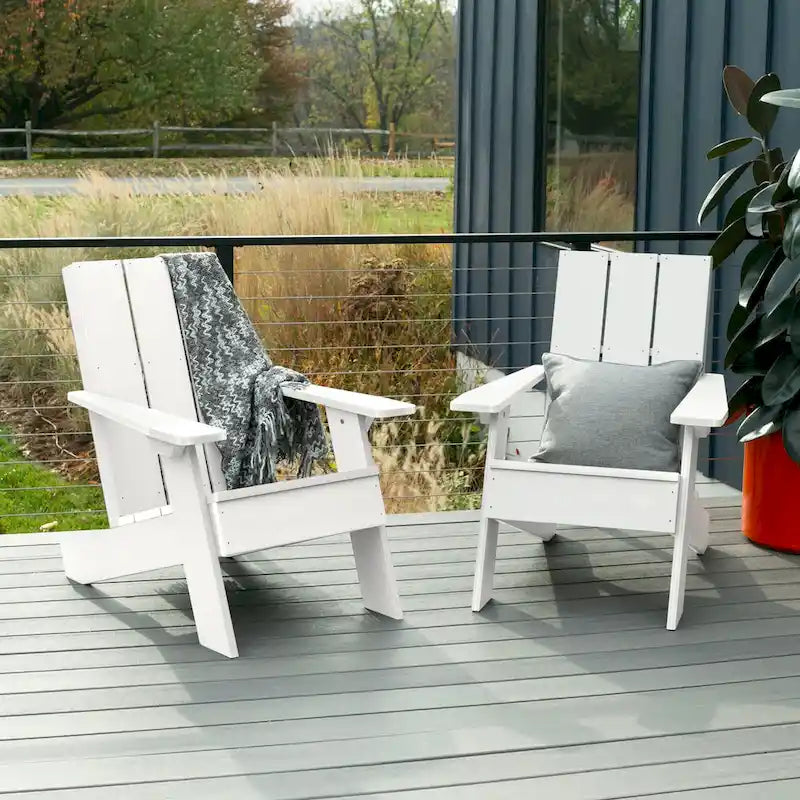 Chaises Adirondack modernes 2 pièces HIGHWOOD