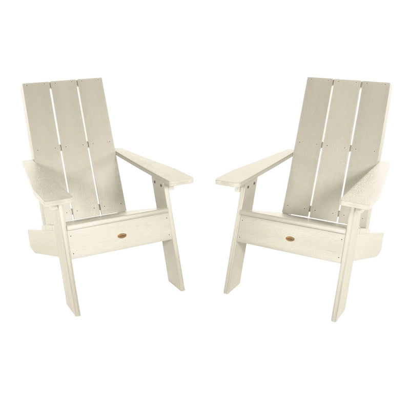Chaises Adirondack modernes 2 pièces HIGHWOOD