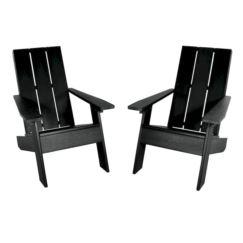 Chaises Adirondack modernes 2 pièces HIGHWOOD