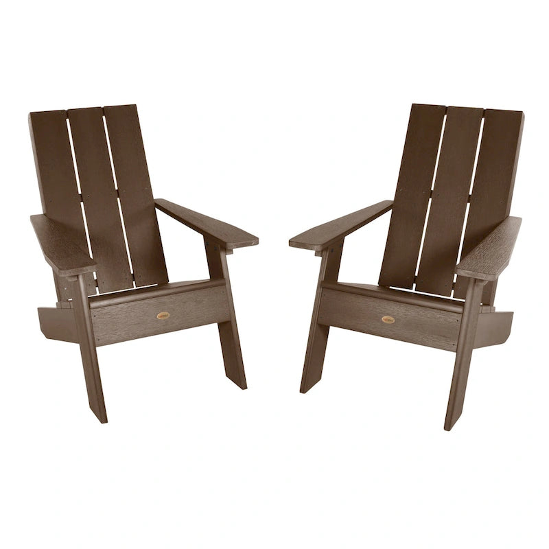 Chaises Adirondack modernes 2 pièces HIGHWOOD