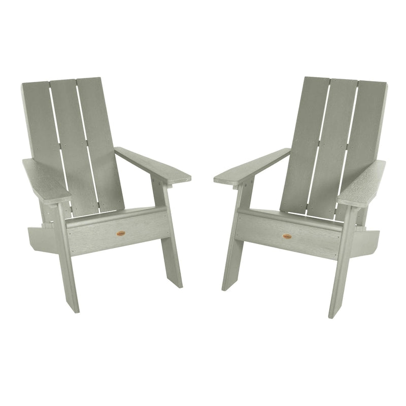 Chaises Adirondack modernes 2 pièces HIGHWOOD