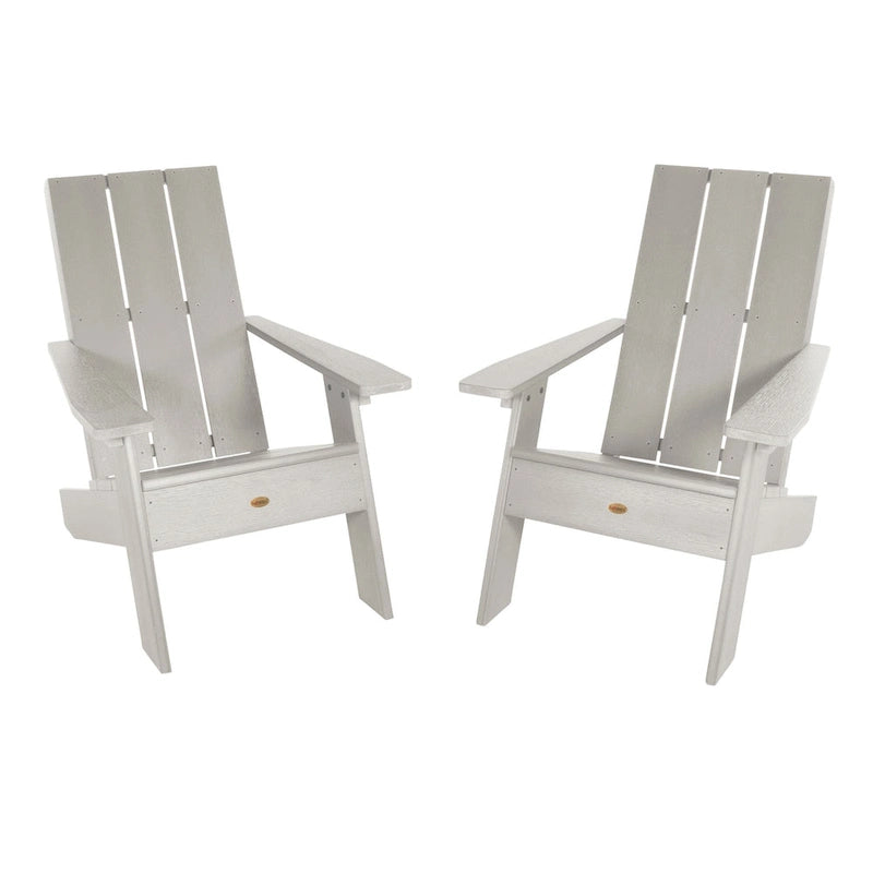 Chaises Adirondack modernes 2 pièces HIGHWOOD