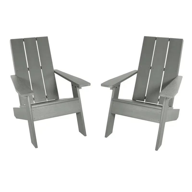Chaises Adirondack modernes 2 pièces HIGHWOOD