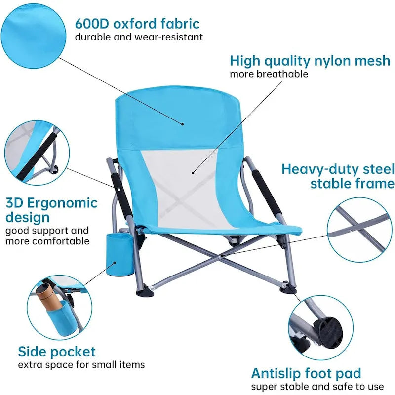 Chaise de plage, Chaise de plage et parasol, Chaise de plage pliante, Chaises de plage pour adultes