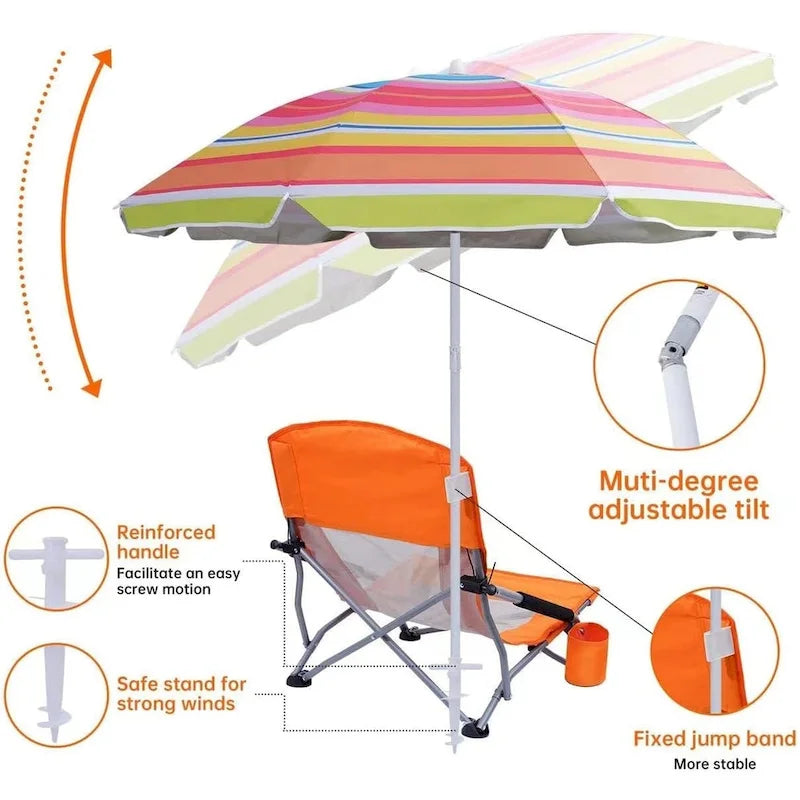 Chaise de plage, Chaise de plage et parasol, Chaise de plage pliante, Chaises de plage pour adultes