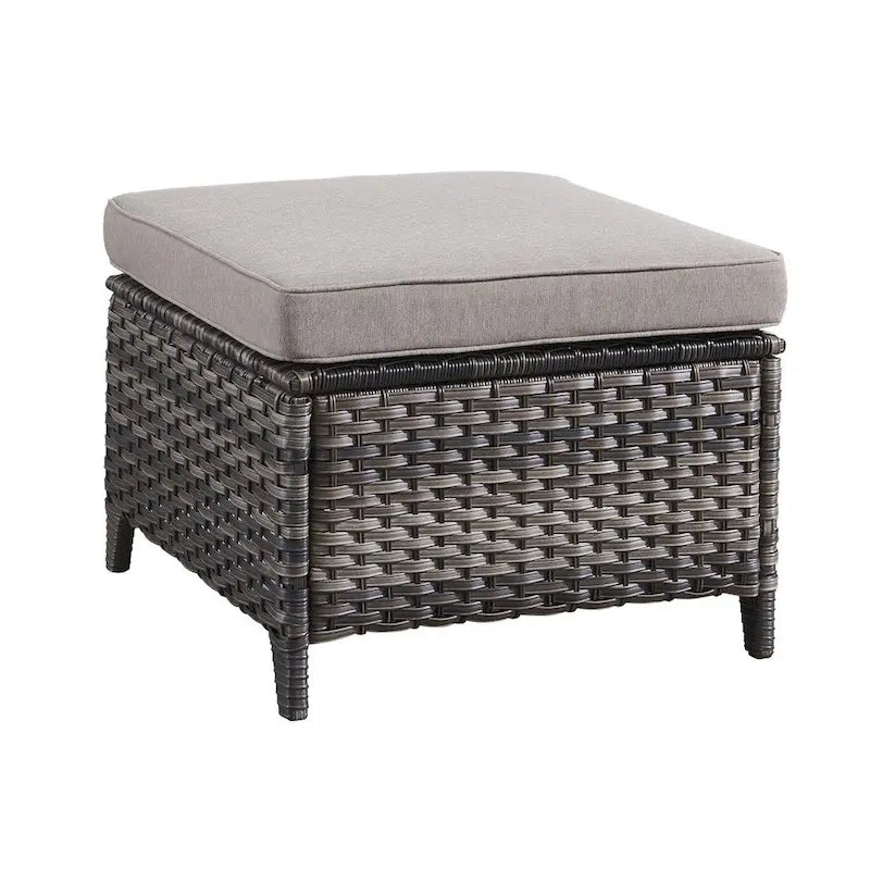 Gymojoy 2 Pièces Ottoman Extérieur, Ottomans de Patio en Osier