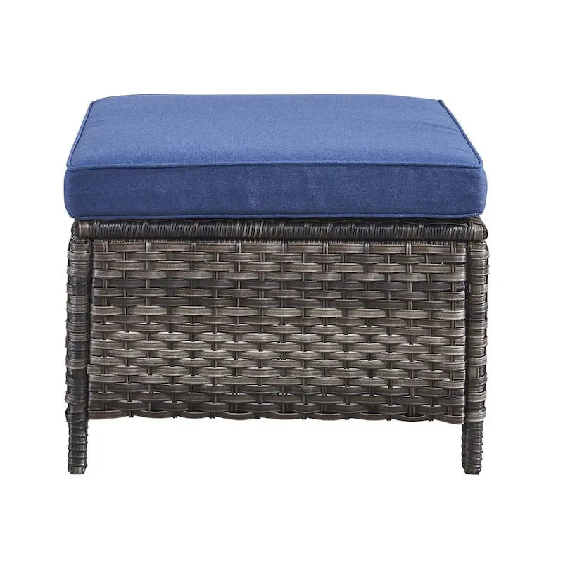 Gymojoy 2 Pièces Ottoman Extérieur, Ottomans de Patio en Osier