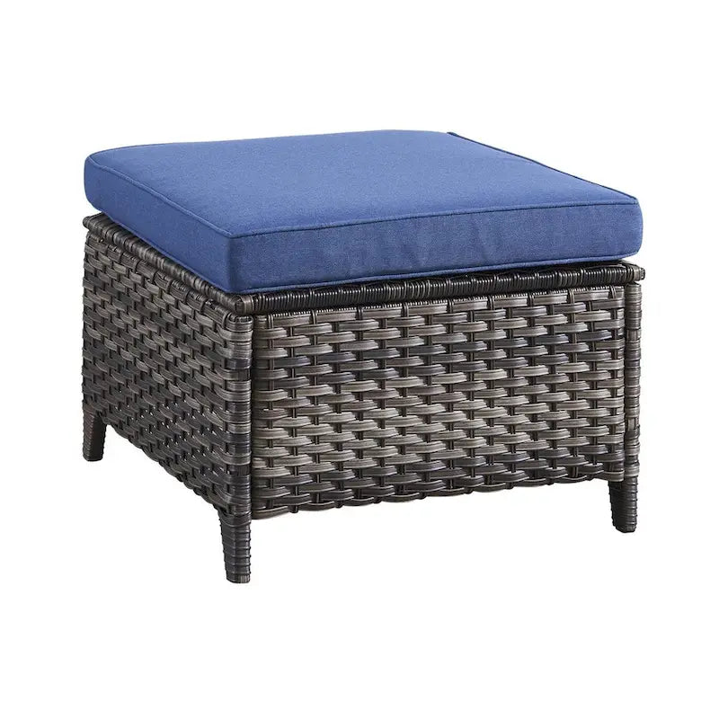 Gymojoy 2 Pièces Ottoman Extérieur, Ottomans de Patio en Osier