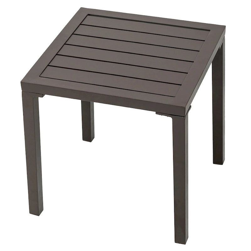 Chaises longues de jardin pliantes et inclinables 3 pièces avec table d'appoint