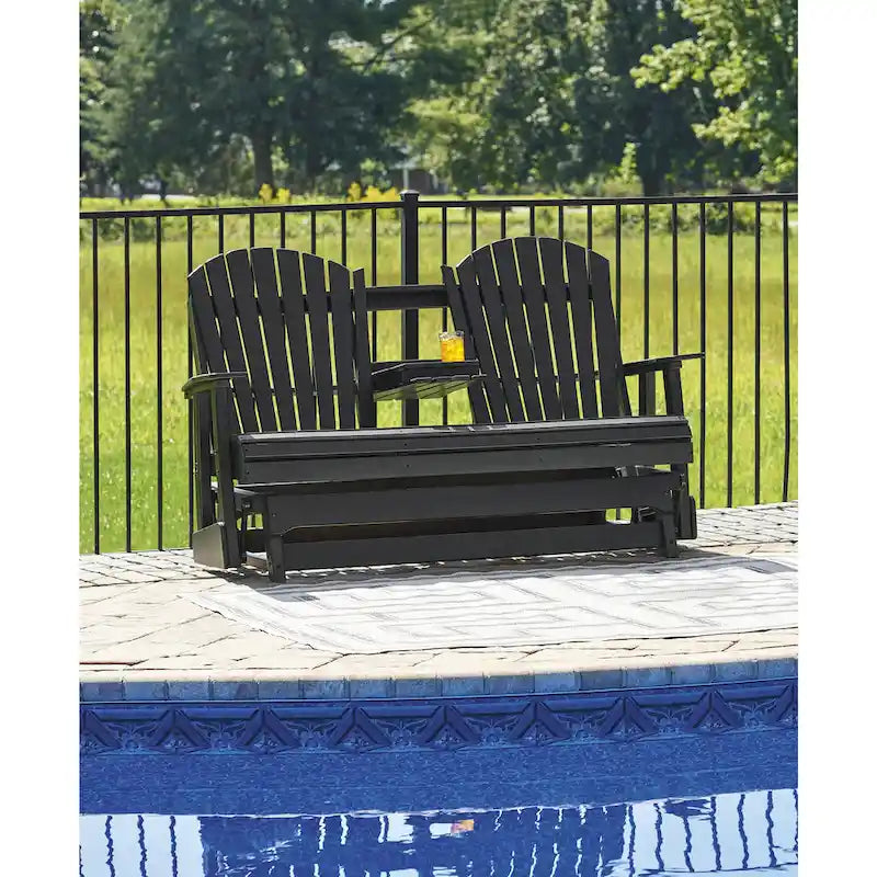 Signature Design by Ashley Hyland wave Causeuse de jardin à bascule - 67 larg. x 31.5 prof. x 41.75 haut.