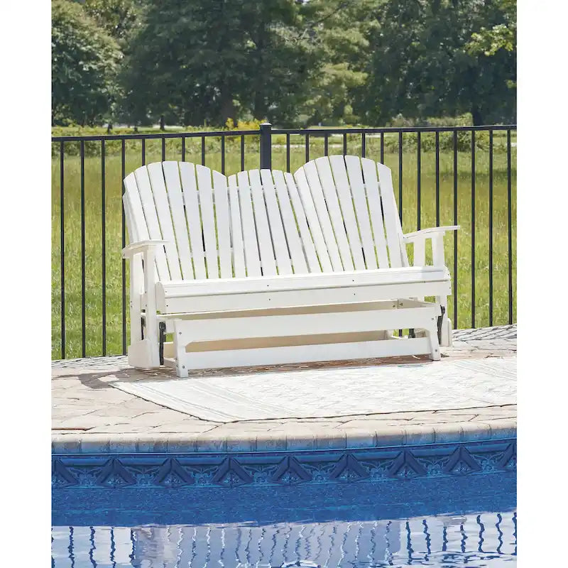 Signature Design by Ashley Hyland wave Causeuse de jardin à bascule - 67 larg. x 31.5 prof. x 41.75 haut.