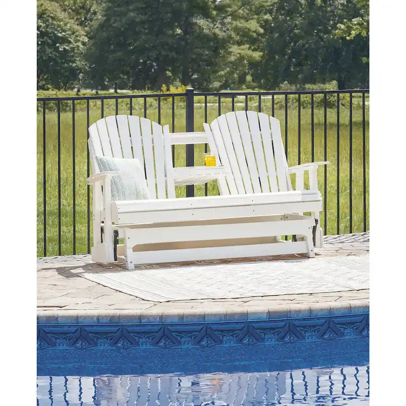 Signature Design by Ashley Hyland wave Causeuse de jardin à bascule - 67 larg. x 31.5 prof. x 41.75 haut.