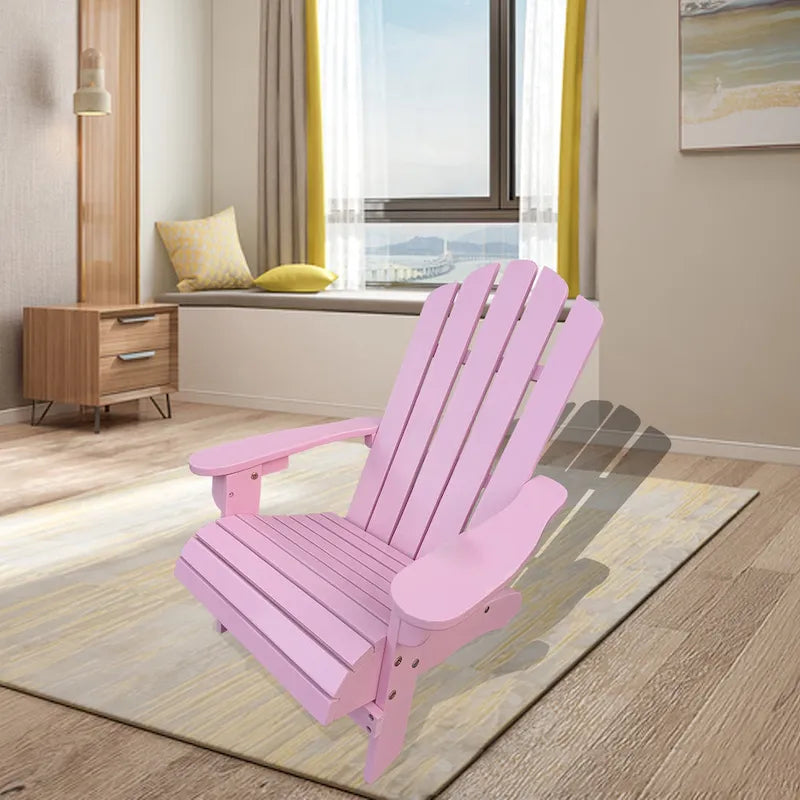 Outdoor Wood Children Adirondack Chair