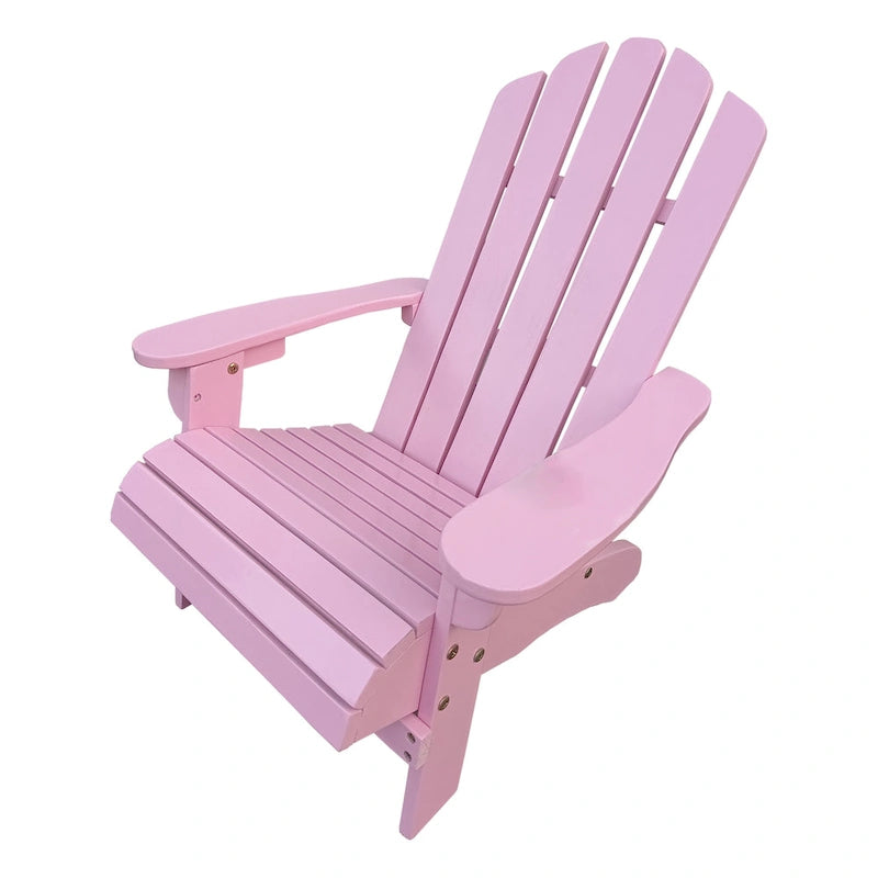 Chaise Adirondack pour enfants en bois d'extérieur