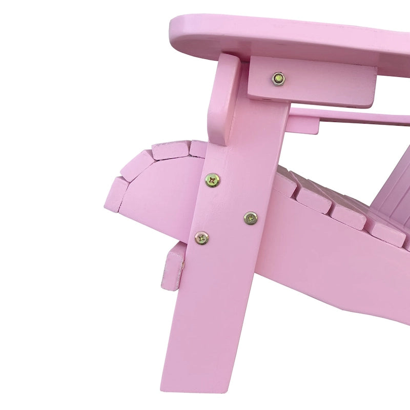 Chaise Adirondack pour enfants en bois d'extérieur