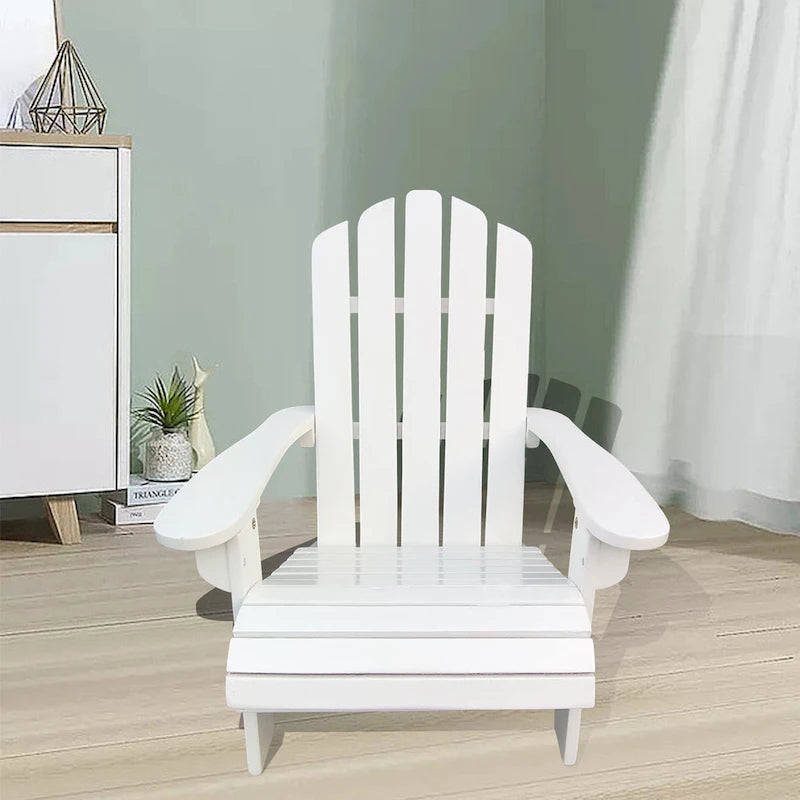 Chaise Adirondack pour enfants en bois d'extérieur