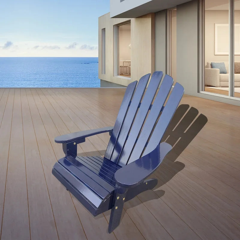 Chaise Adirondack pour enfants en bois d'extérieur